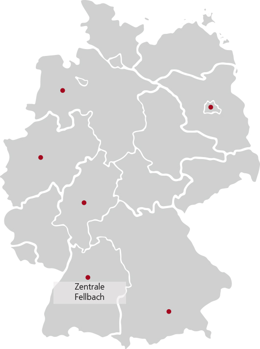 EXAMION Kundennähe in Deutschland EXAMION Kundennähe in Deutschland