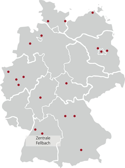 EXAMION Kundennähe in Deutschland