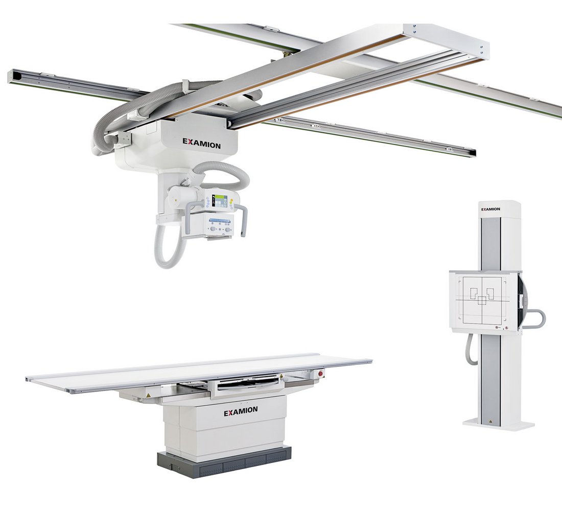 Produktbild der deckengeführten Röntgenanlage X-DRS Ceiling Standard